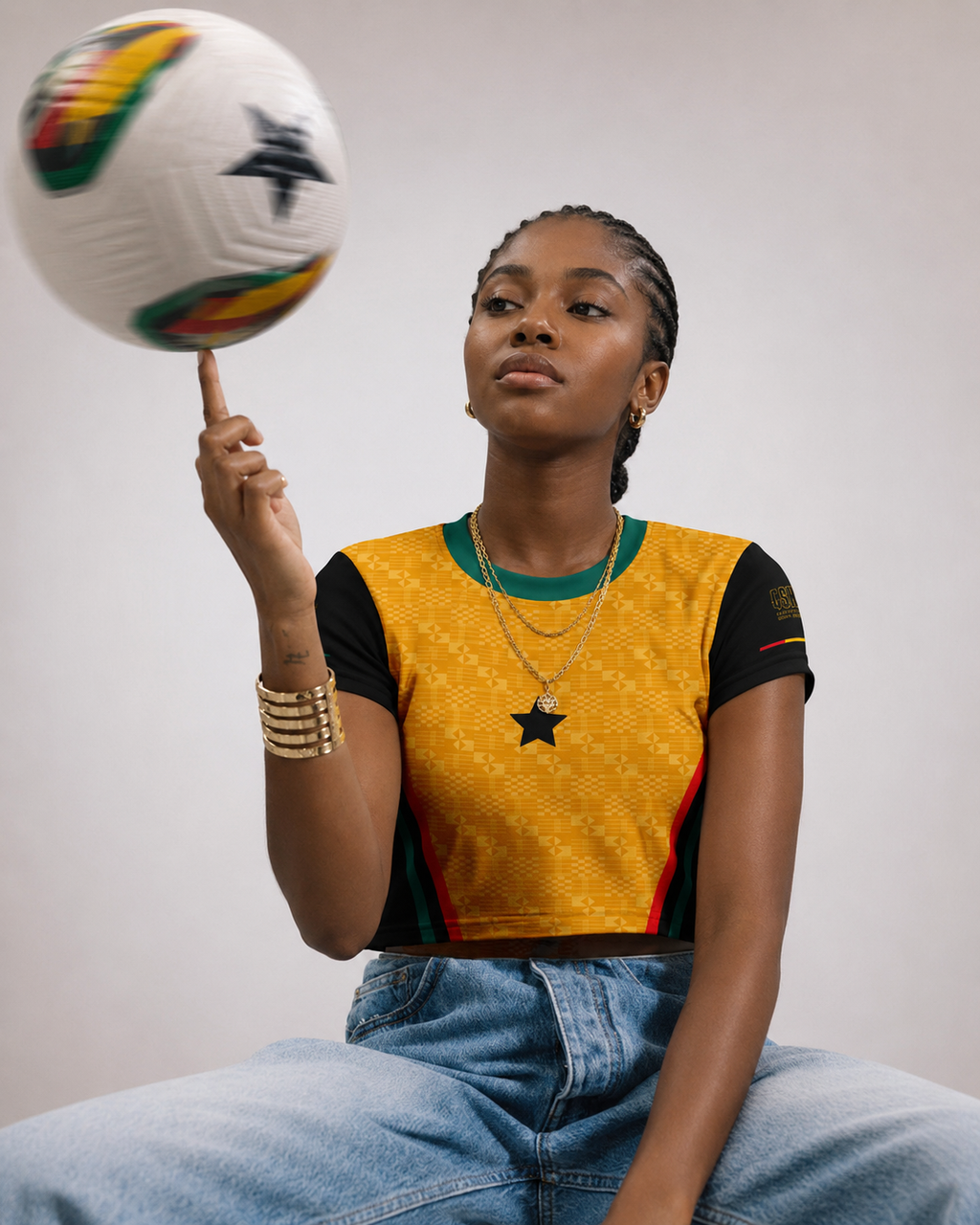GHANA CROP TEE